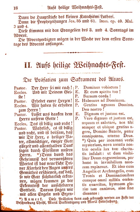 Evangelisch-Lutherisches Gesang-Buch: worin die gebräuchlichsten alten Kirchen-Lieder Dr. M. Lutheri und anderer reinen lehrer und zeugen Gottes, zur Befoerderung der wahren ... (2. verm. Aus.) page 18