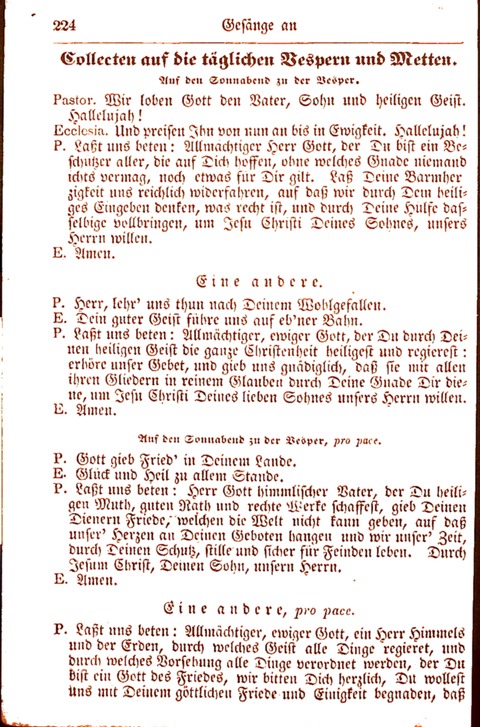 Evangelisch-Lutherisches Gesang-Buch: worin die gebräuchlichsten alten Kirchen-Lieder Dr. M. Lutheri und anderer reinen lehrer und zeugen Gottes, zur Befoerderung der wahren ... (2. verm. Aus.) page 225