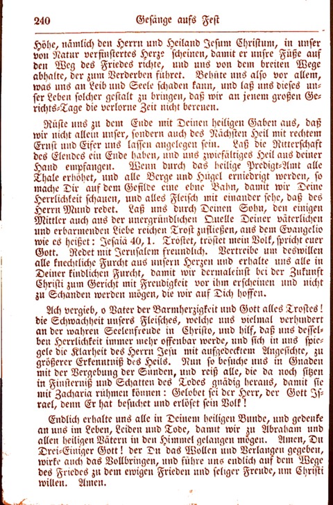 Evangelisch-Lutherisches Gesang-Buch: worin die gebräuchlichsten alten Kirchen-Lieder Dr. M. Lutheri und anderer reinen lehrer und zeugen Gottes, zur Befoerderung der wahren ... (2. verm. Aus.) page 241