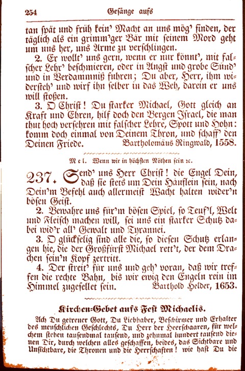 Evangelisch-Lutherisches Gesang-Buch: worin die gebräuchlichsten alten Kirchen-Lieder Dr. M. Lutheri und anderer reinen lehrer und zeugen Gottes, zur Befoerderung der wahren ... (2. verm. Aus.) page 255