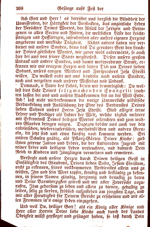 Evangelisch-Lutherisches Gesang-Buch: worin die gebräuchlichsten alten Kirchen-Lieder Dr. M. Lutheri und anderer reinen lehrer und zeugen Gottes, zur Befoerderung der wahren ... (2. verm. Aus.) page 269