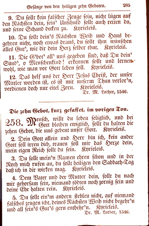 Evangelisch-Lutherisches Gesang-Buch: worin die gebräuchlichsten alten Kirchen-Lieder Dr. M. Lutheri und anderer reinen lehrer und zeugen Gottes, zur Befoerderung der wahren ... (2. verm. Aus.) page 286