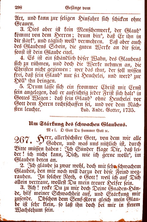 Evangelisch-Lutherisches Gesang-Buch: worin die gebräuchlichsten alten Kirchen-Lieder Dr. M. Lutheri und anderer reinen lehrer und zeugen Gottes, zur Befoerderung der wahren ... (2. verm. Aus.) page 299