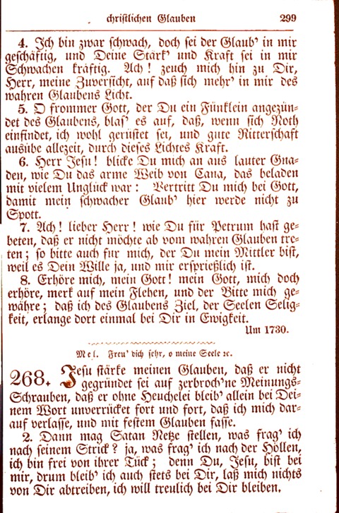 Evangelisch-Lutherisches Gesang-Buch: worin die gebräuchlichsten alten Kirchen-Lieder Dr. M. Lutheri und anderer reinen lehrer und zeugen Gottes, zur Befoerderung der wahren ... (2. verm. Aus.) page 300