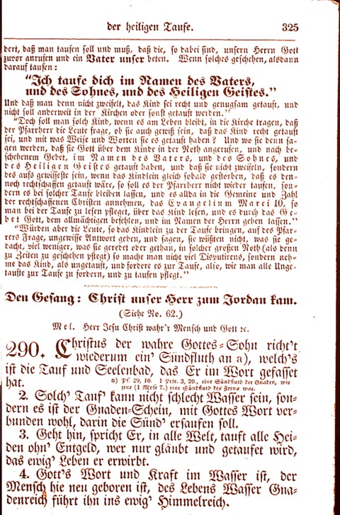 Evangelisch-Lutherisches Gesang-Buch: worin die gebräuchlichsten alten Kirchen-Lieder Dr. M. Lutheri und anderer reinen lehrer und zeugen Gottes, zur Befoerderung der wahren ... (2. verm. Aus.) page 326