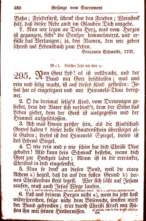 Evangelisch-Lutherisches Gesang-Buch: worin die gebräuchlichsten alten Kirchen-Lieder Dr. M. Lutheri und anderer reinen lehrer und zeugen Gottes, zur Befoerderung der wahren ... (2. verm. Aus.) page 331