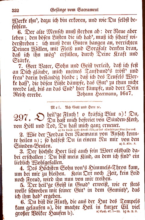 Evangelisch-Lutherisches Gesang-Buch: worin die gebräuchlichsten alten Kirchen-Lieder Dr. M. Lutheri und anderer reinen lehrer und zeugen Gottes, zur Befoerderung der wahren ... (2. verm. Aus.) page 333