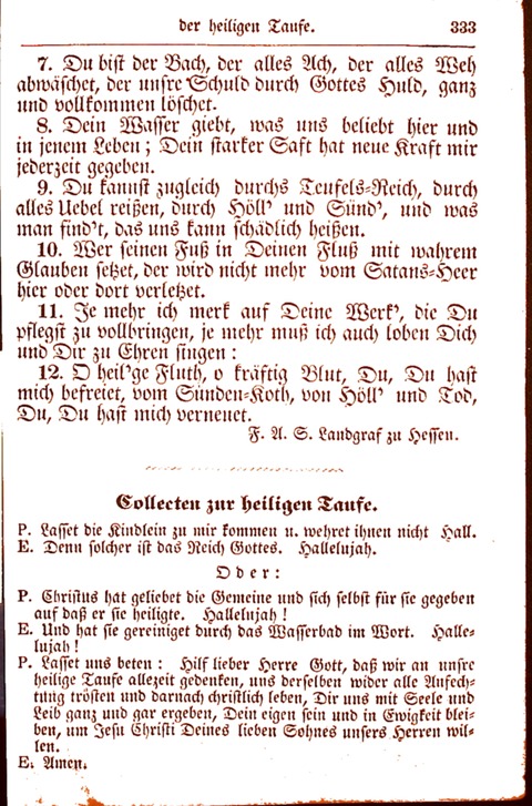 Evangelisch-Lutherisches Gesang-Buch: worin die gebräuchlichsten alten Kirchen-Lieder Dr. M. Lutheri und anderer reinen lehrer und zeugen Gottes, zur Befoerderung der wahren ... (2. verm. Aus.) page 334