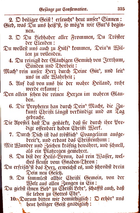 Evangelisch-Lutherisches Gesang-Buch: worin die gebräuchlichsten alten Kirchen-Lieder Dr. M. Lutheri und anderer reinen lehrer und zeugen Gottes, zur Befoerderung der wahren ... (2. verm. Aus.) page 336