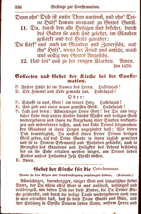 Evangelisch-Lutherisches Gesang-Buch: worin die gebräuchlichsten alten Kirchen-Lieder Dr. M. Lutheri und anderer reinen lehrer und zeugen Gottes, zur Befoerderung der wahren ... (2. verm. Aus.) page 337