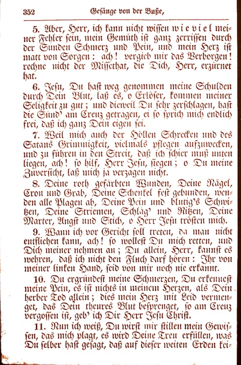 Evangelisch-Lutherisches Gesang-Buch: worin die gebräuchlichsten alten Kirchen-Lieder Dr. M. Lutheri und anderer reinen lehrer und zeugen Gottes, zur Befoerderung der wahren ... (2. verm. Aus.) page 353