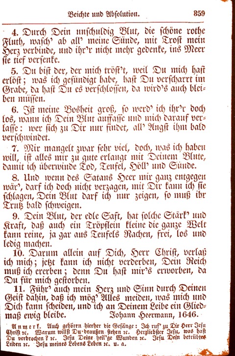 Evangelisch-Lutherisches Gesang-Buch: worin die gebräuchlichsten alten Kirchen-Lieder Dr. M. Lutheri und anderer reinen lehrer und zeugen Gottes, zur Befoerderung der wahren ... (2. verm. Aus.) page 360