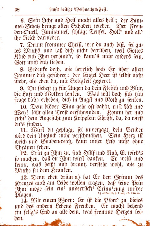 Evangelisch-Lutherisches Gesang-Buch: worin die gebräuchlichsten alten Kirchen-Lieder Dr. M. Lutheri und anderer reinen lehrer und zeugen Gottes, zur Befoerderung der wahren ... (2. verm. Aus.) page 38