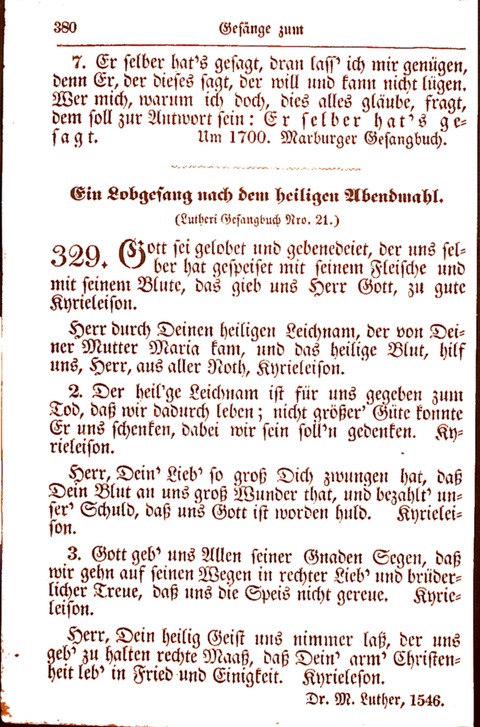 Evangelisch-Lutherisches Gesang-Buch: worin die gebräuchlichsten alten Kirchen-Lieder Dr. M. Lutheri und anderer reinen lehrer und zeugen Gottes, zur Befoerderung der wahren ... (2. verm. Aus.) page 381