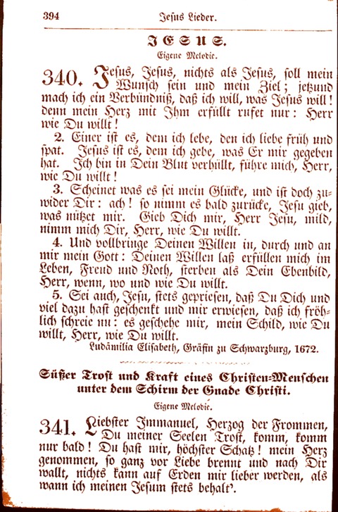 Evangelisch-Lutherisches Gesang-Buch: worin die gebräuchlichsten alten Kirchen-Lieder Dr. M. Lutheri und anderer reinen lehrer und zeugen Gottes, zur Befoerderung der wahren ... (2. verm. Aus.) page 395