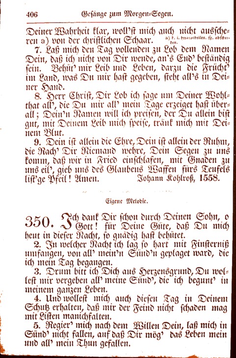 Evangelisch-Lutherisches Gesang-Buch: worin die gebräuchlichsten alten Kirchen-Lieder Dr. M. Lutheri und anderer reinen lehrer und zeugen Gottes, zur Befoerderung der wahren ... (2. verm. Aus.) page 407