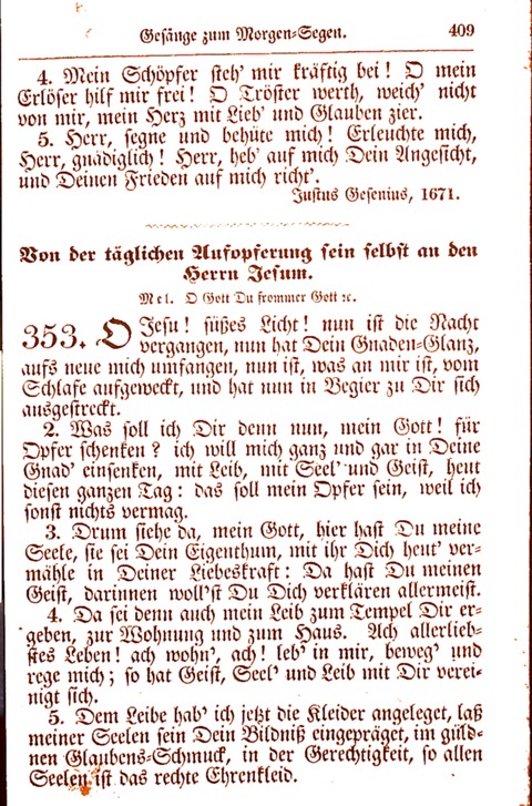 Evangelisch-Lutherisches Gesang-Buch: worin die gebräuchlichsten alten Kirchen-Lieder Dr. M. Lutheri und anderer reinen lehrer und zeugen Gottes, zur Befoerderung der wahren ... (2. verm. Aus.) page 410