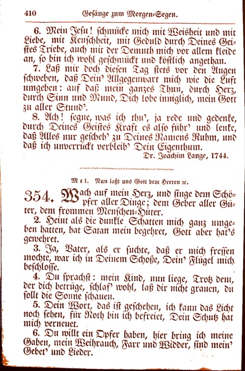 Evangelisch-Lutherisches Gesang-Buch: worin die gebräuchlichsten alten Kirchen-Lieder Dr. M. Lutheri und anderer reinen lehrer und zeugen Gottes, zur Befoerderung der wahren ... (2. verm. Aus.) page 411