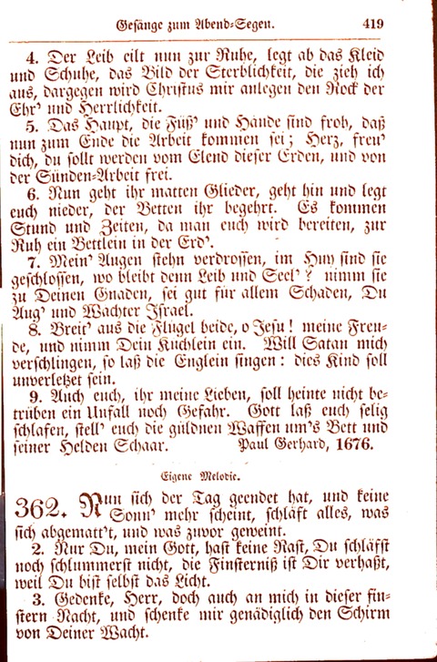 Evangelisch-Lutherisches Gesang-Buch: worin die gebräuchlichsten alten Kirchen-Lieder Dr. M. Lutheri und anderer reinen lehrer und zeugen Gottes, zur Befoerderung der wahren ... (2. verm. Aus.) page 420