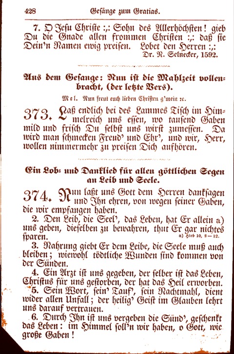 Evangelisch-Lutherisches Gesang-Buch: worin die gebräuchlichsten alten Kirchen-Lieder Dr. M. Lutheri und anderer reinen lehrer und zeugen Gottes, zur Befoerderung der wahren ... (2. verm. Aus.) page 429