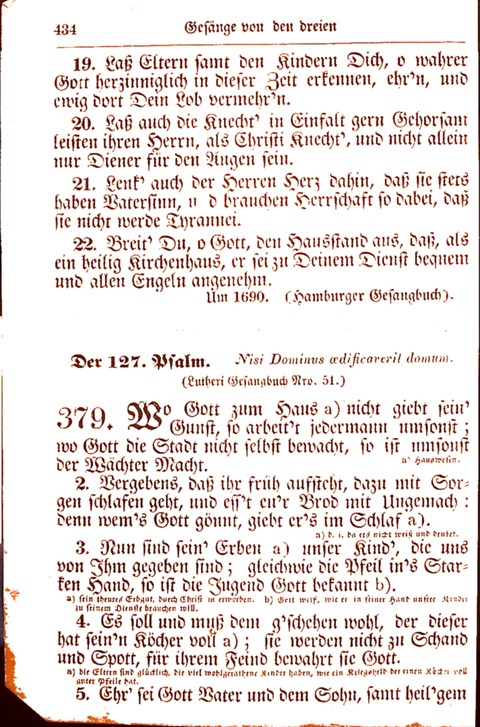 Evangelisch-Lutherisches Gesang-Buch: worin die gebräuchlichsten alten Kirchen-Lieder Dr. M. Lutheri und anderer reinen lehrer und zeugen Gottes, zur Befoerderung der wahren ... (2. verm. Aus.) page 435