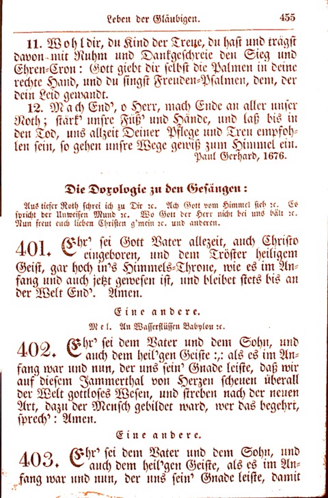 Evangelisch-Lutherisches Gesang-Buch: worin die gebräuchlichsten alten Kirchen-Lieder Dr. M. Lutheri und anderer reinen lehrer und zeugen Gottes, zur Befoerderung der wahren ... (2. verm. Aus.) page 456