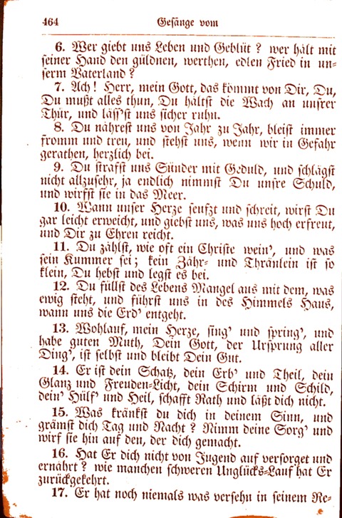 Evangelisch-Lutherisches Gesang-Buch: worin die gebräuchlichsten alten Kirchen-Lieder Dr. M. Lutheri und anderer reinen lehrer und zeugen Gottes, zur Befoerderung der wahren ... (2. verm. Aus.) page 465