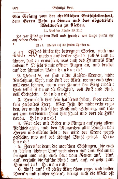 Evangelisch-Lutherisches Gesang-Buch: worin die gebräuchlichsten alten Kirchen-Lieder Dr. M. Lutheri und anderer reinen lehrer und zeugen Gottes, zur Befoerderung der wahren ... (2. verm. Aus.) page 503