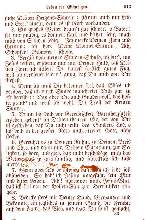 Evangelisch-Lutherisches Gesang-Buch: worin die gebräuchlichsten alten Kirchen-Lieder Dr. M. Lutheri und anderer reinen lehrer und zeugen Gottes, zur Befoerderung der wahren ... (2. verm. Aus.) page 514