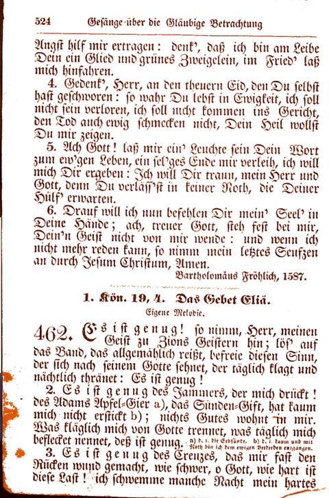 Evangelisch-Lutherisches Gesang-Buch: worin die gebräuchlichsten alten Kirchen-Lieder Dr. M. Lutheri und anderer reinen lehrer und zeugen Gottes, zur Befoerderung der wahren ... (2. verm. Aus.) page 525