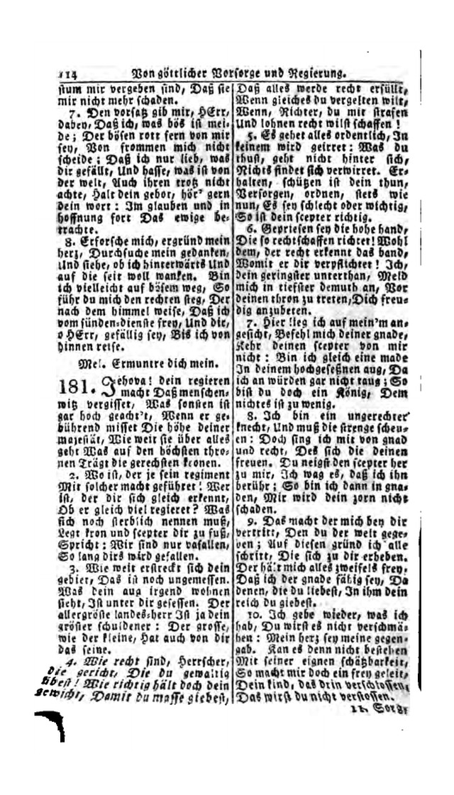 Erbauliche Lieder-Sammlung: zum gottestdienstlichen Gebrauch in den Vereinigten Evangelische-Lutherischen Gemeinen in Pennsylvanien und den benachbarten Staaten (Die Achte verm. ... Aufl.) page 110