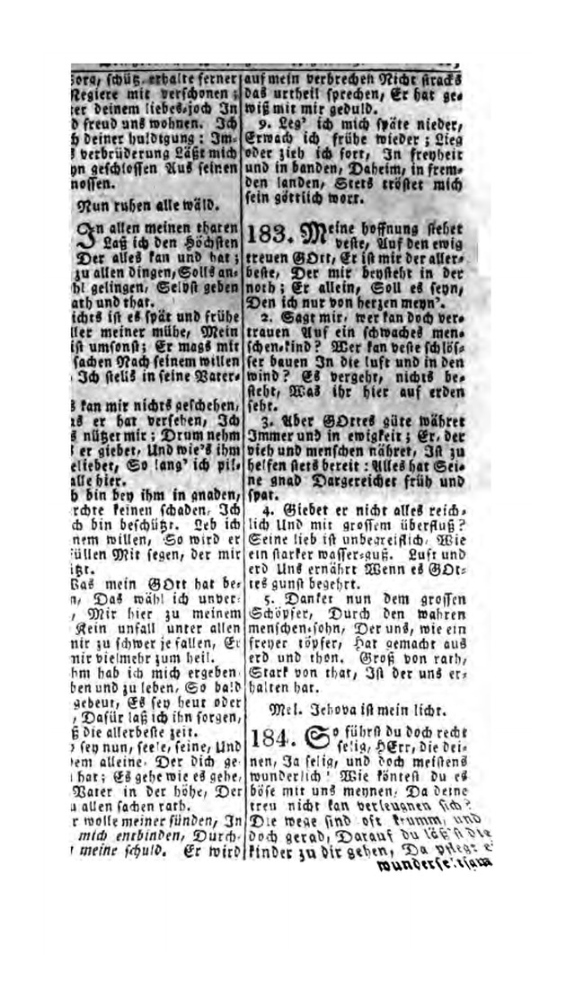 Erbauliche Lieder-Sammlung: zum gottestdienstlichen Gebrauch in den Vereinigten Evangelische-Lutherischen Gemeinen in Pennsylvanien und den benachbarten Staaten (Die Achte verm. ... Aufl.) page 111