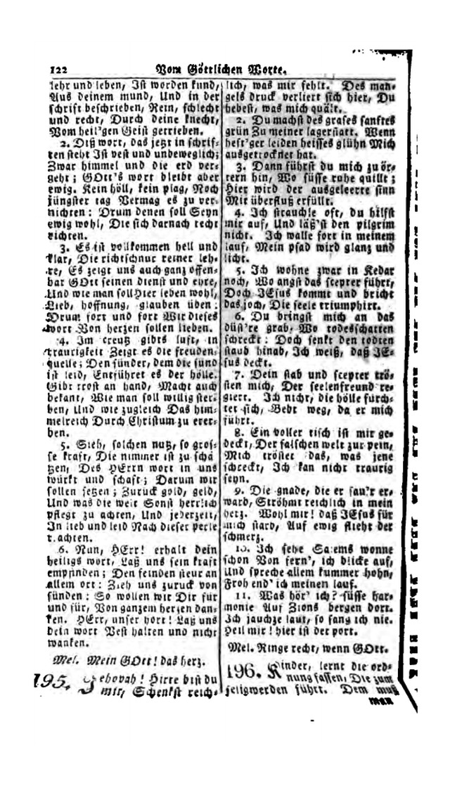 Erbauliche Lieder-Sammlung: zum gottestdienstlichen Gebrauch in den Vereinigten Evangelische-Lutherischen Gemeinen in Pennsylvanien und den benachbarten Staaten (Die Achte verm. ... Aufl.) page 118