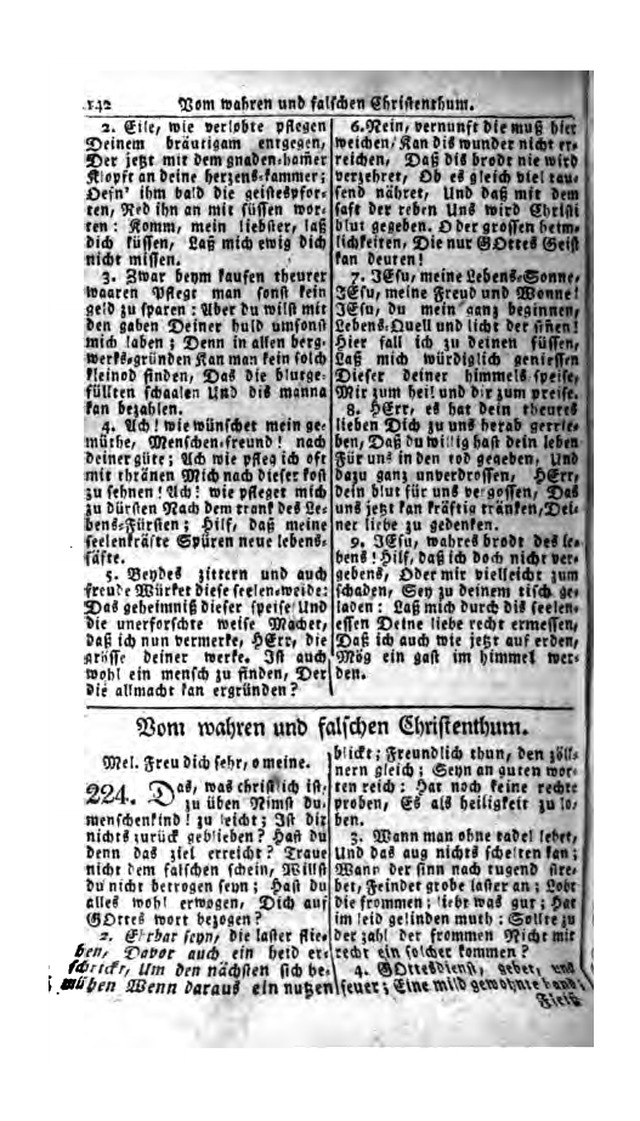 Erbauliche Lieder-Sammlung: zum gottestdienstlichen Gebrauch in den Vereinigten Evangelische-Lutherischen Gemeinen in Pennsylvanien und den benachbarten Staaten (Die Achte verm. ... Aufl.) page 136