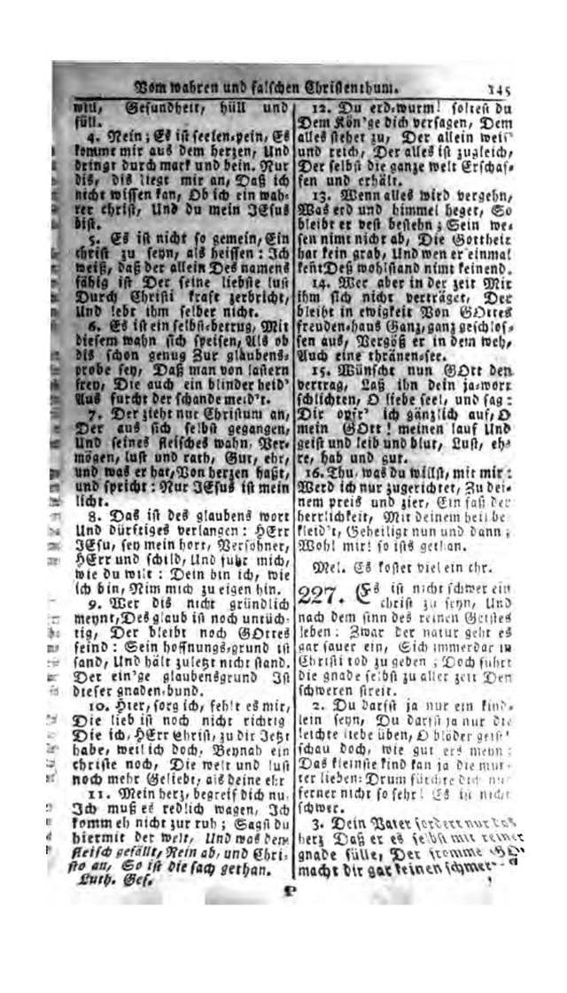 Erbauliche Lieder-Sammlung: zum gottestdienstlichen Gebrauch in den Vereinigten Evangelische-Lutherischen Gemeinen in Pennsylvanien und den benachbarten Staaten (Die Achte verm. ... Aufl.) page 139