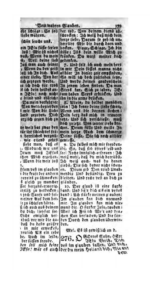 Erbauliche Lieder-Sammlung: zum gottestdienstlichen Gebrauch in den Vereinigten Evangelische-Lutherischen Gemeinen in Pennsylvanien und den benachbarten Staaten (Die Achte verm. ... Aufl.) page 181