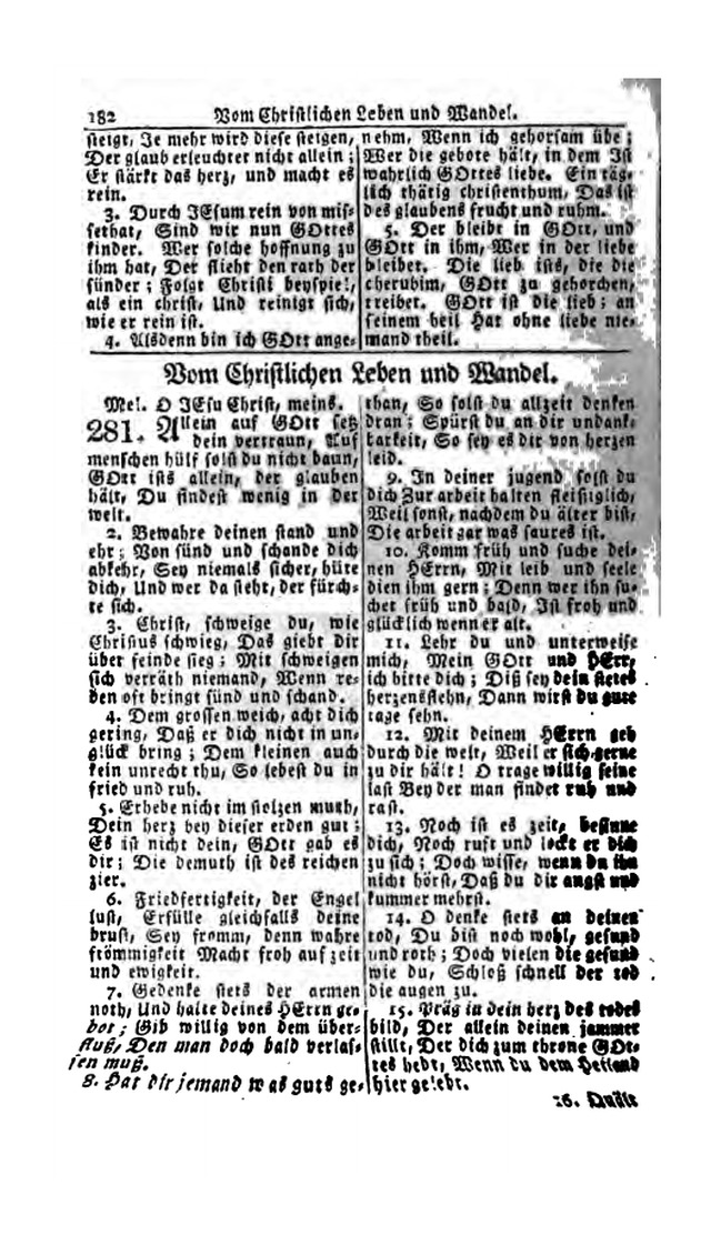 Erbauliche Lieder-Sammlung: zum gottestdienstlichen Gebrauch in den Vereinigten Evangelische-Lutherischen Gemeinen in Pennsylvanien und den benachbarten Staaten (Die Achte verm. ... Aufl.) page 184