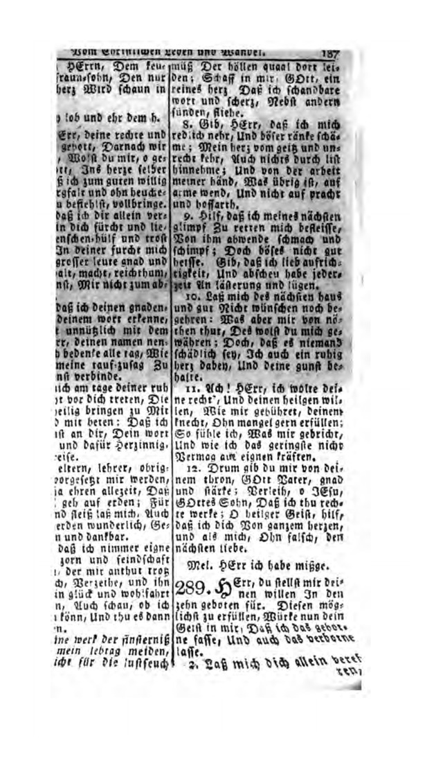 Erbauliche Lieder-Sammlung: zum gottestdienstlichen Gebrauch in den Vereinigten Evangelische-Lutherischen Gemeinen in Pennsylvanien und den benachbarten Staaten (Die Achte verm. ... Aufl.) page 189