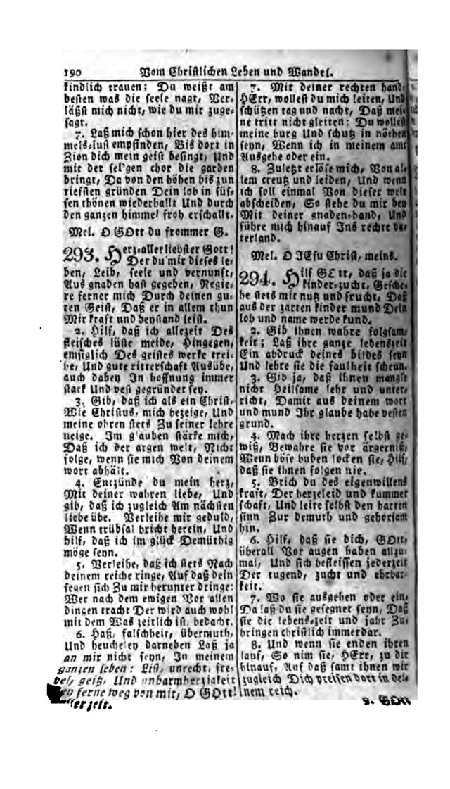 Erbauliche Lieder-Sammlung: zum gottestdienstlichen Gebrauch in den Vereinigten Evangelische-Lutherischen Gemeinen in Pennsylvanien und den benachbarten Staaten (Die Achte verm. ... Aufl.) page 192