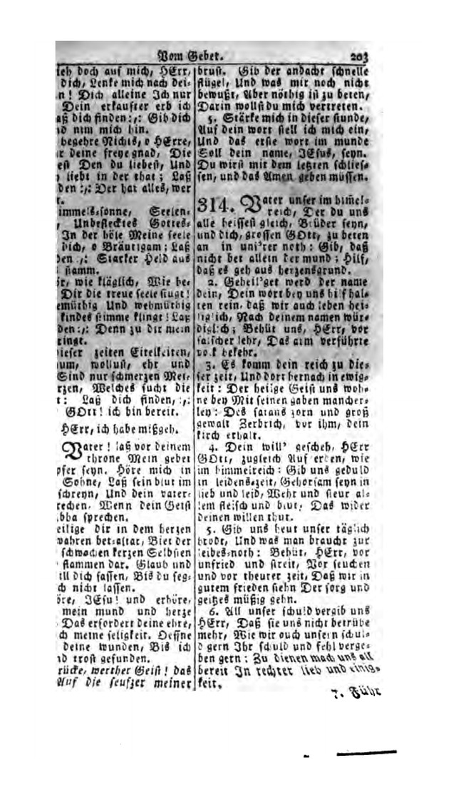 Erbauliche Lieder-Sammlung: zum gottestdienstlichen Gebrauch in den Vereinigten Evangelische-Lutherischen Gemeinen in Pennsylvanien und den benachbarten Staaten (Die Achte verm. ... Aufl.) page 205