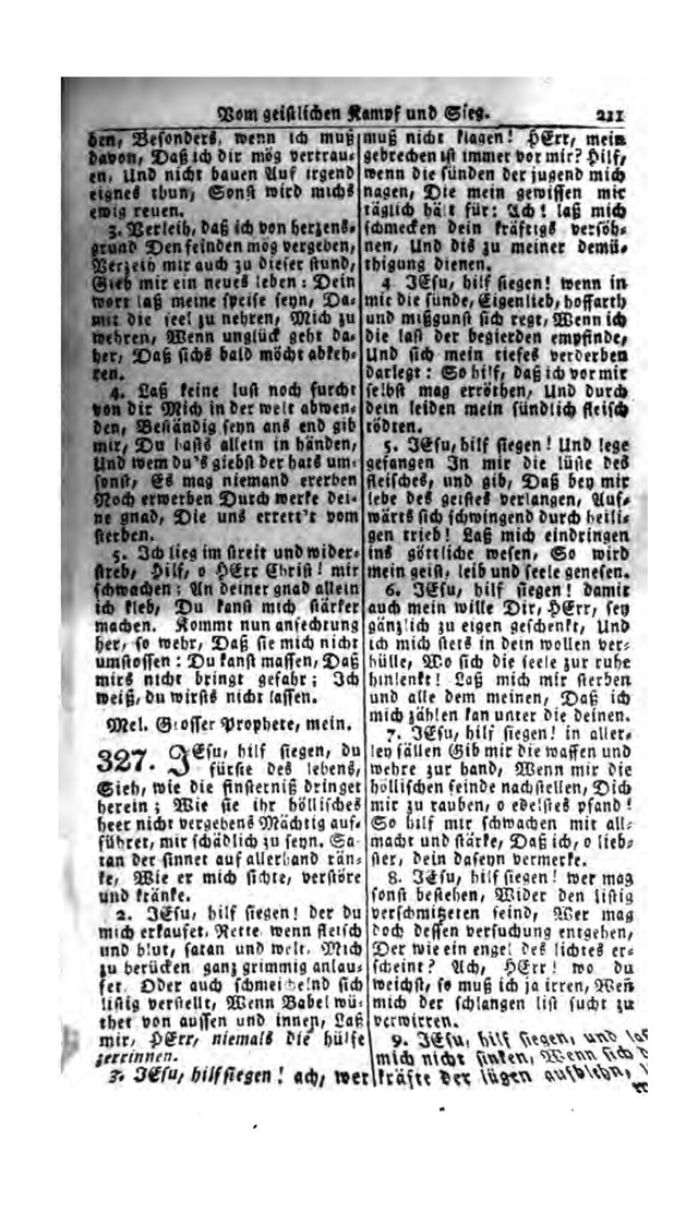 Erbauliche Lieder-Sammlung: zum gottestdienstlichen Gebrauch in den Vereinigten Evangelische-Lutherischen Gemeinen in Pennsylvanien und den benachbarten Staaten (Die Achte verm. ... Aufl.) page 213