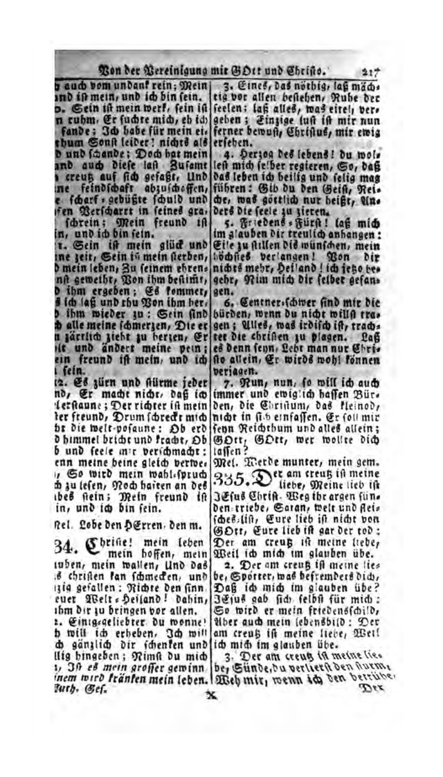 Erbauliche Lieder-Sammlung: zum gottestdienstlichen Gebrauch in den Vereinigten Evangelische-Lutherischen Gemeinen in Pennsylvanien und den benachbarten Staaten (Die Achte verm. ... Aufl.) page 219