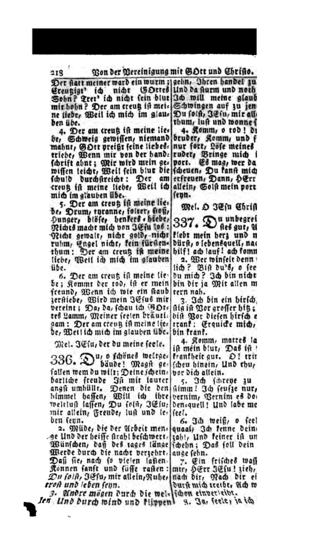 Erbauliche Lieder-Sammlung: zum gottestdienstlichen Gebrauch in den Vereinigten Evangelische-Lutherischen Gemeinen in Pennsylvanien und den benachbarten Staaten (Die Achte verm. ... Aufl.) page 220