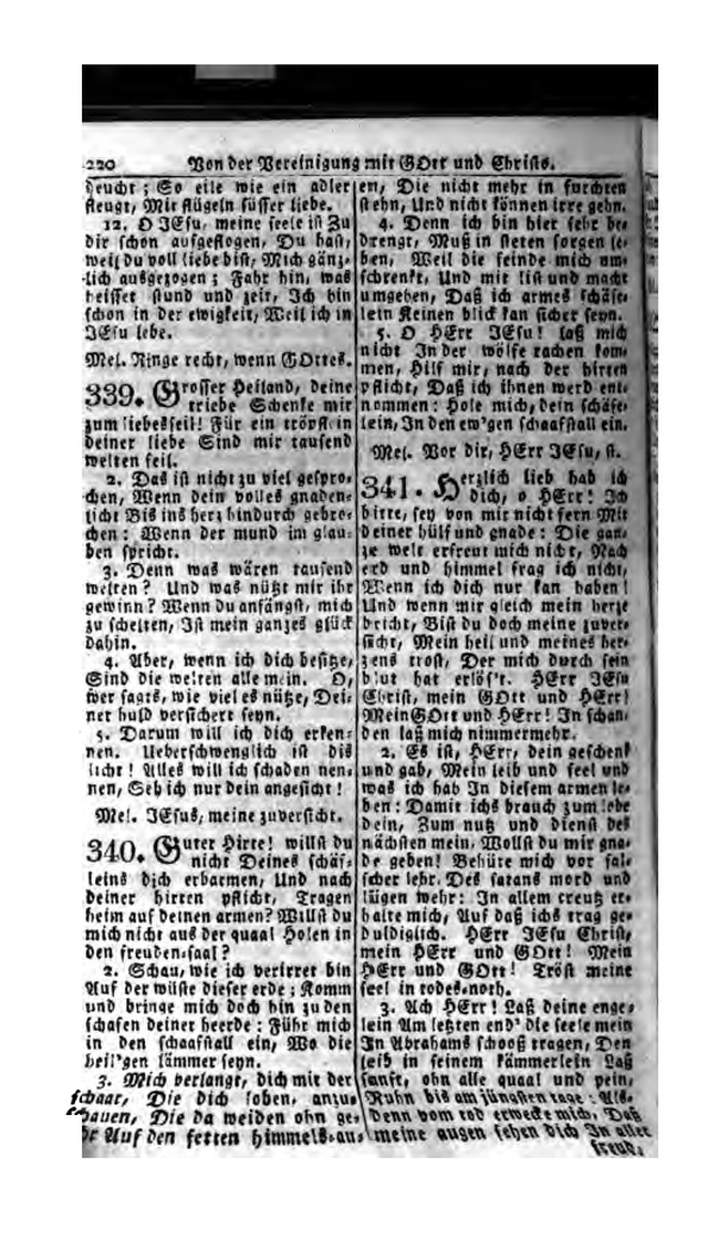 Erbauliche Lieder-Sammlung: zum gottestdienstlichen Gebrauch in den Vereinigten Evangelische-Lutherischen Gemeinen in Pennsylvanien und den benachbarten Staaten (Die Achte verm. ... Aufl.) page 222