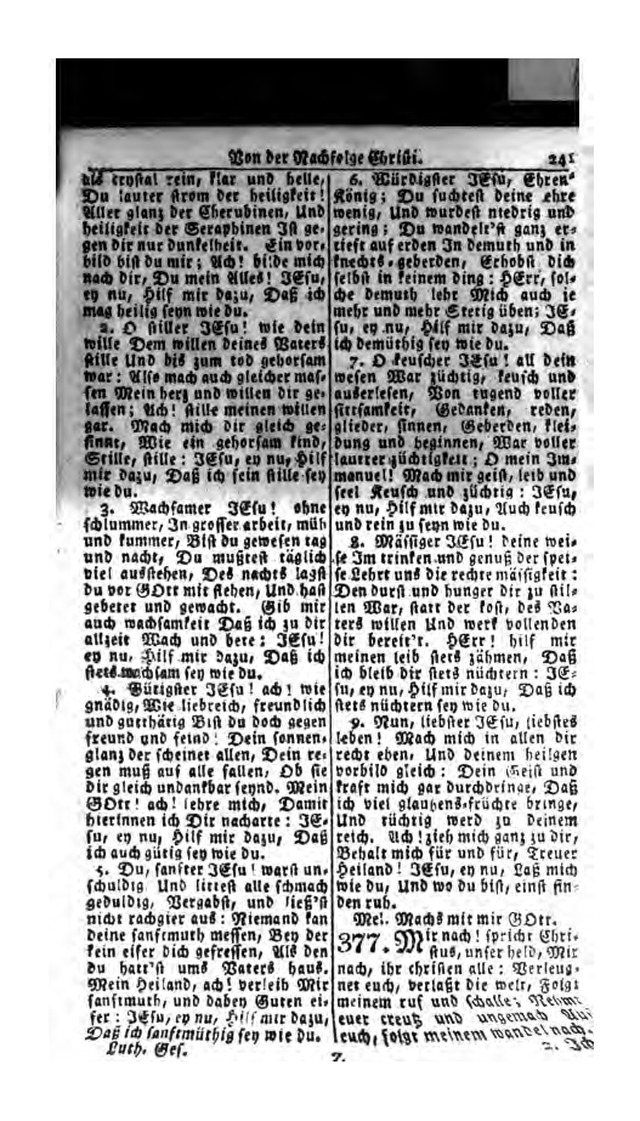 Erbauliche Lieder-Sammlung: zum gottestdienstlichen Gebrauch in den Vereinigten Evangelische-Lutherischen Gemeinen in Pennsylvanien und den benachbarten Staaten (Die Achte verm. ... Aufl.) page 243