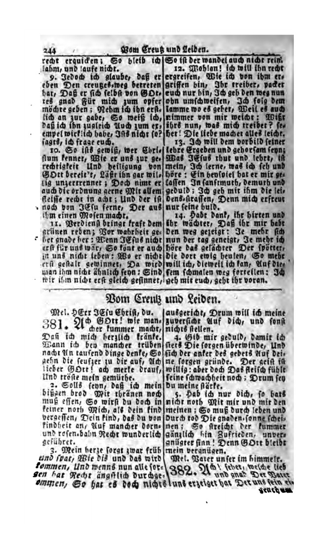 Erbauliche Lieder-Sammlung: zum gottestdienstlichen Gebrauch in den Vereinigten Evangelische-Lutherischen Gemeinen in Pennsylvanien und den benachbarten Staaten (Die Achte verm. ... Aufl.) page 246