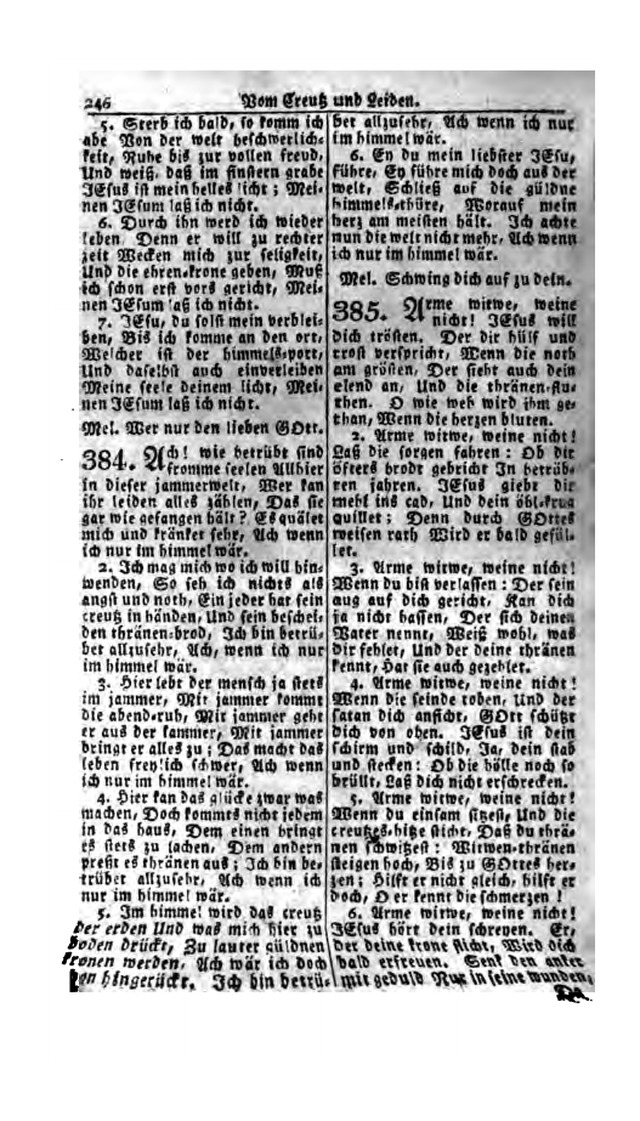 Erbauliche Lieder-Sammlung: zum gottestdienstlichen Gebrauch in den Vereinigten Evangelische-Lutherischen Gemeinen in Pennsylvanien und den benachbarten Staaten (Die Achte verm. ... Aufl.) page 248