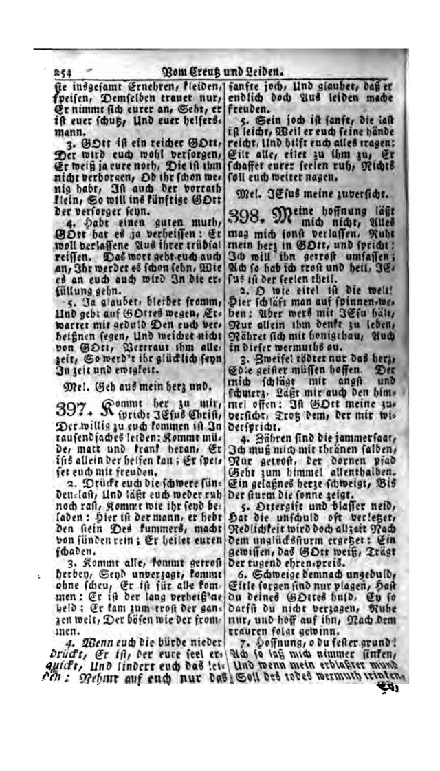 Erbauliche Lieder-Sammlung: zum gottestdienstlichen Gebrauch in den Vereinigten Evangelische-Lutherischen Gemeinen in Pennsylvanien und den benachbarten Staaten (Die Achte verm. ... Aufl.) page 256