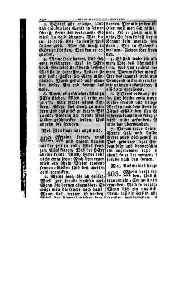 Erbauliche Lieder-Sammlung: zum gottestdienstlichen Gebrauch in den Vereinigten Evangelische-Lutherischen Gemeinen in Pennsylvanien und den benachbarten Staaten (Die Achte verm. ... Aufl.) page 258