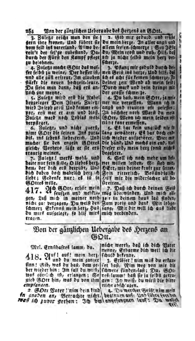 Erbauliche Lieder-Sammlung: zum gottestdienstlichen Gebrauch in den Vereinigten Evangelische-Lutherischen Gemeinen in Pennsylvanien und den benachbarten Staaten (Die Achte verm. ... Aufl.) page 266